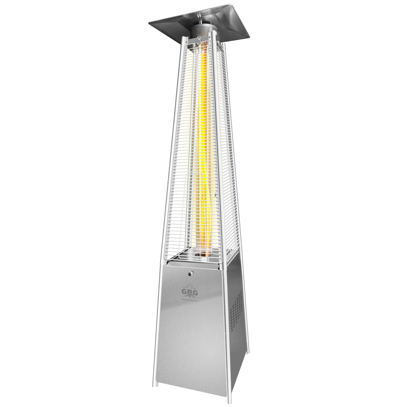Propane Patio Heater with viewable flame