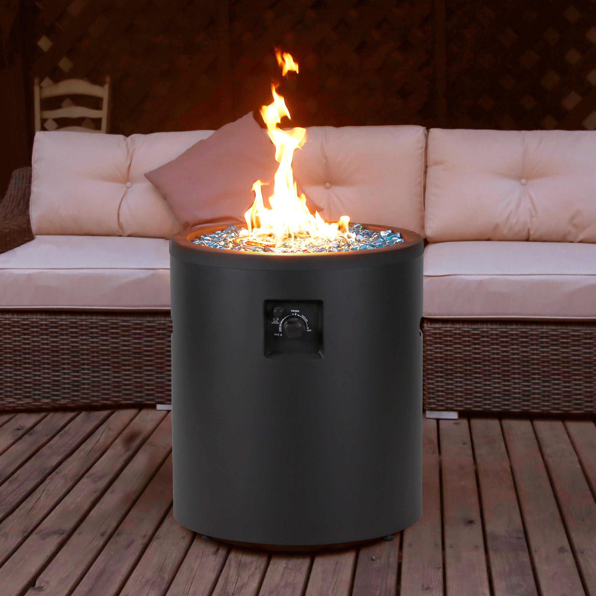 Round Propane Firepit