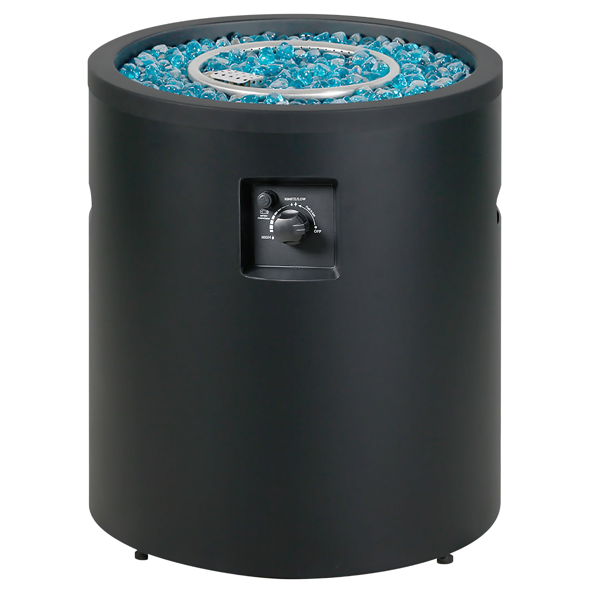 Round Propane Firepit