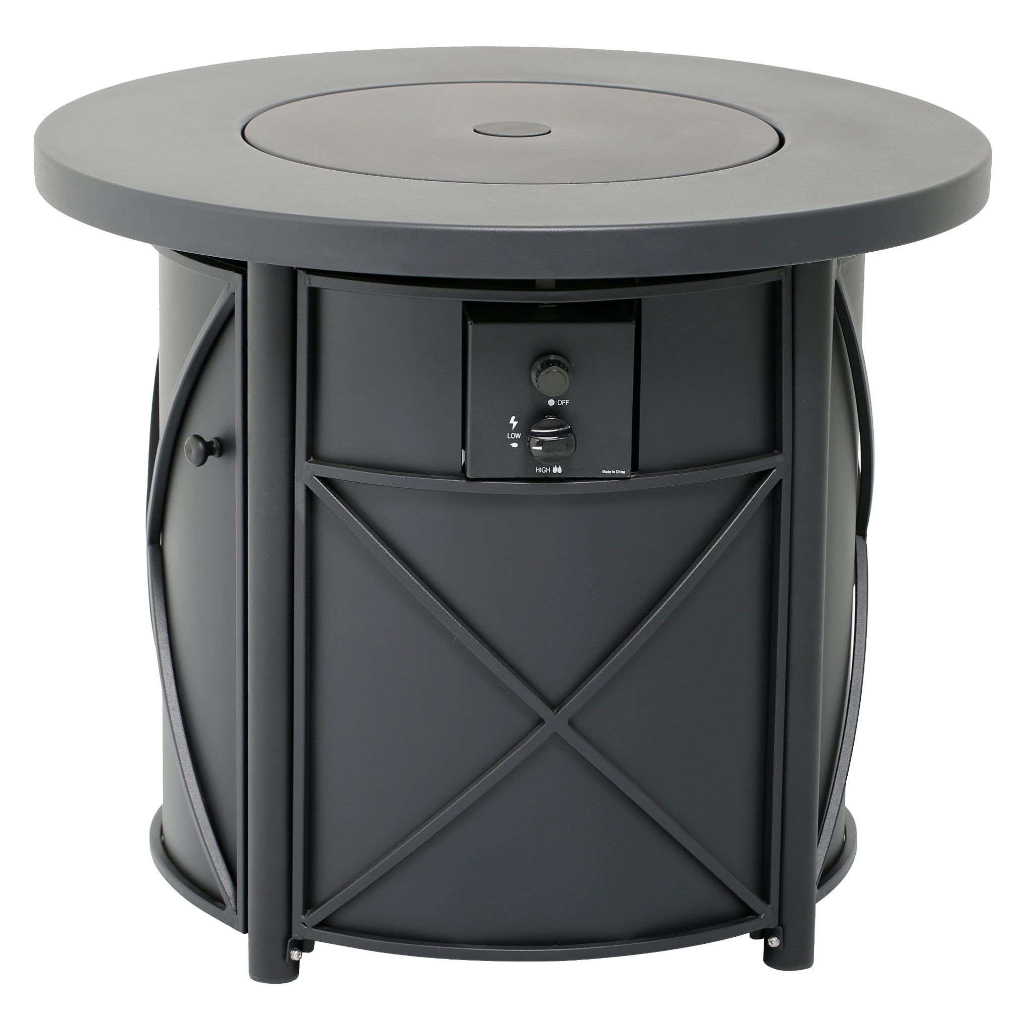 Round Propane Fire Table
