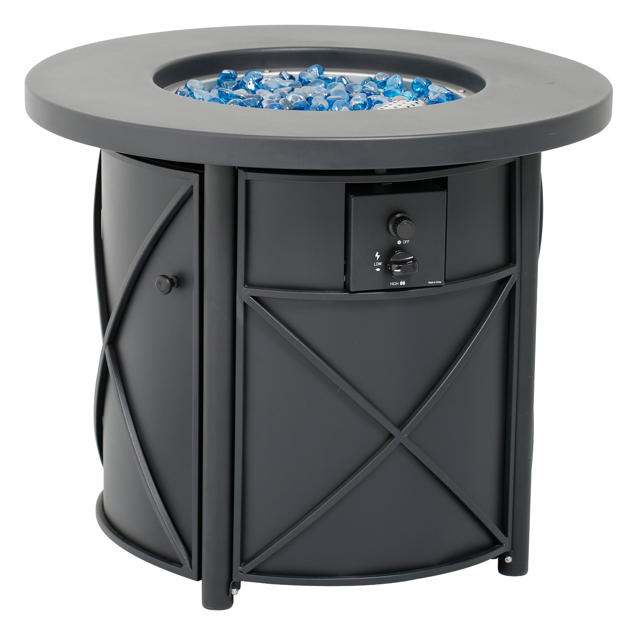 Round Propane Fire Table