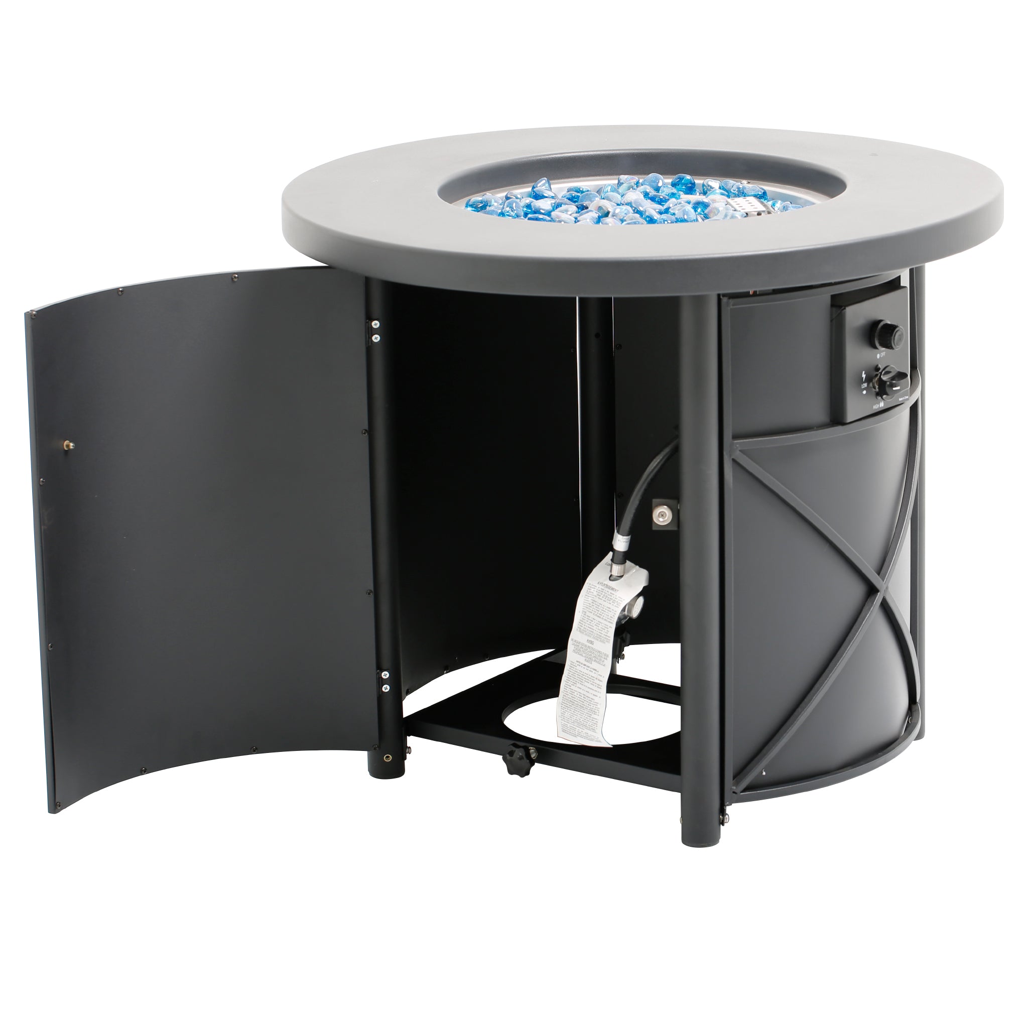 Round Propane Fire Table