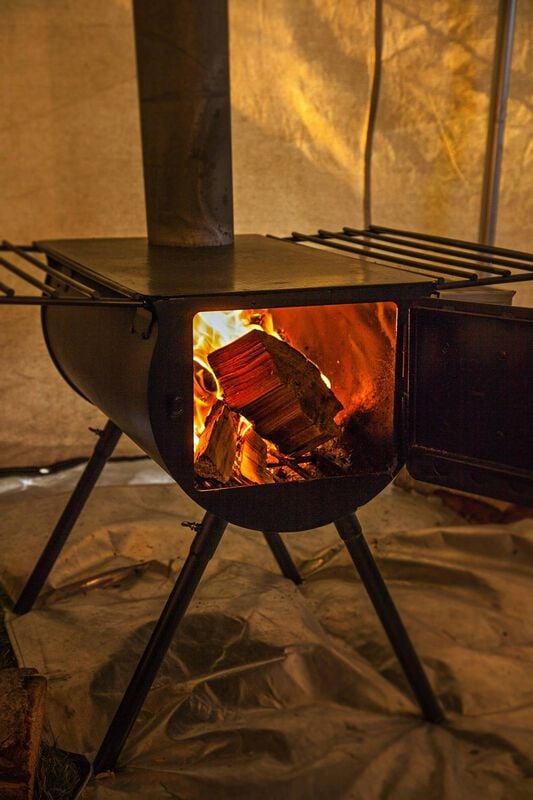 Poêle cylindrique robuste Alpine 