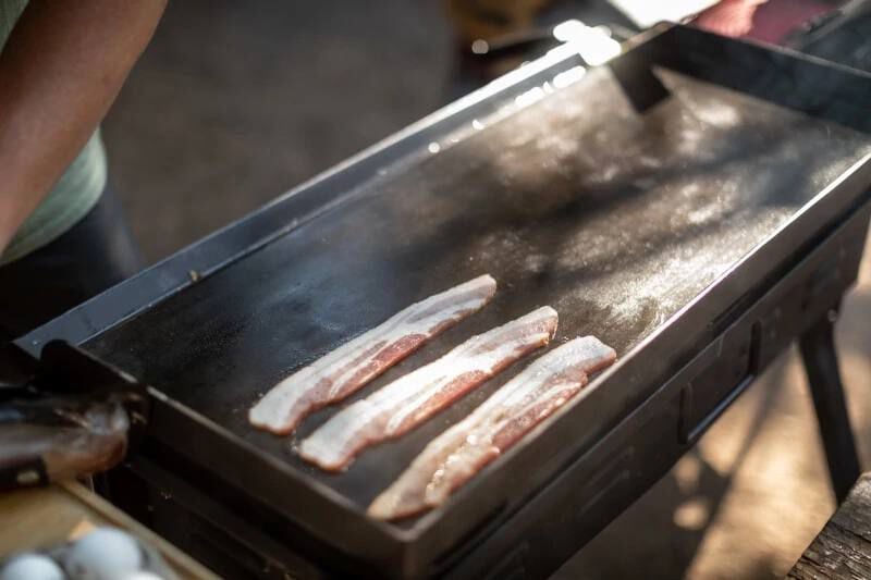 Plaque de cuisson professionnelle double de 14 po