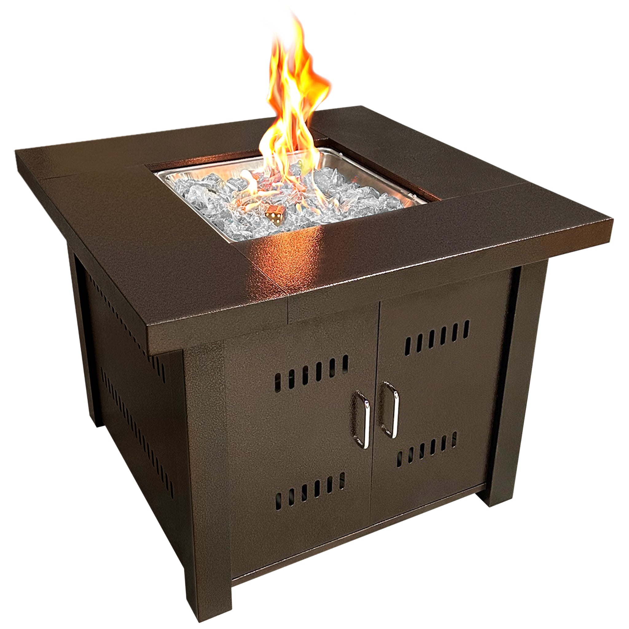 Bûche Square Fire Table