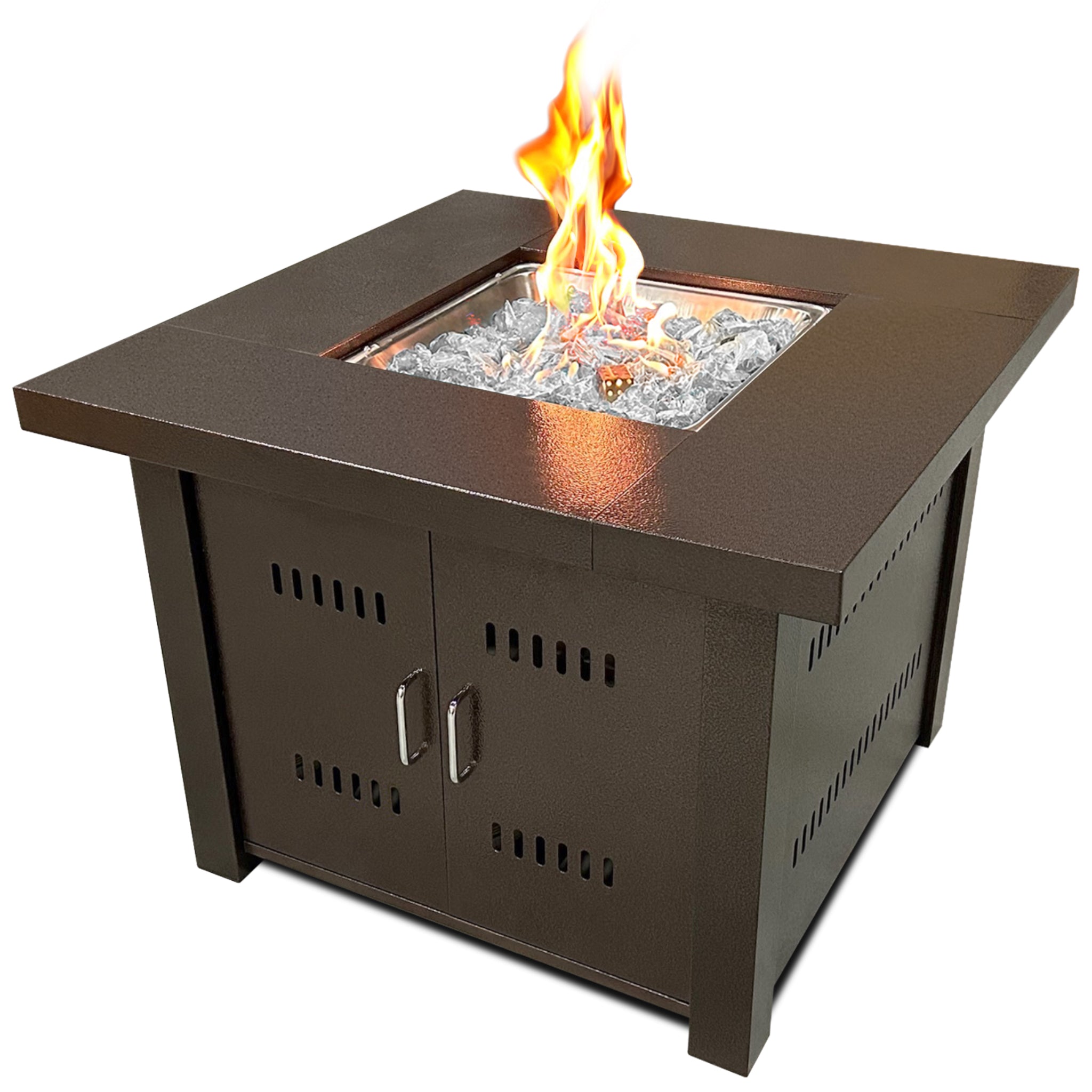 Bûche Square Fire Table