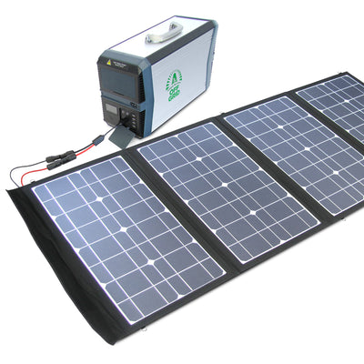 96W Folding Solar Panel Kit for 1000W Power Pack