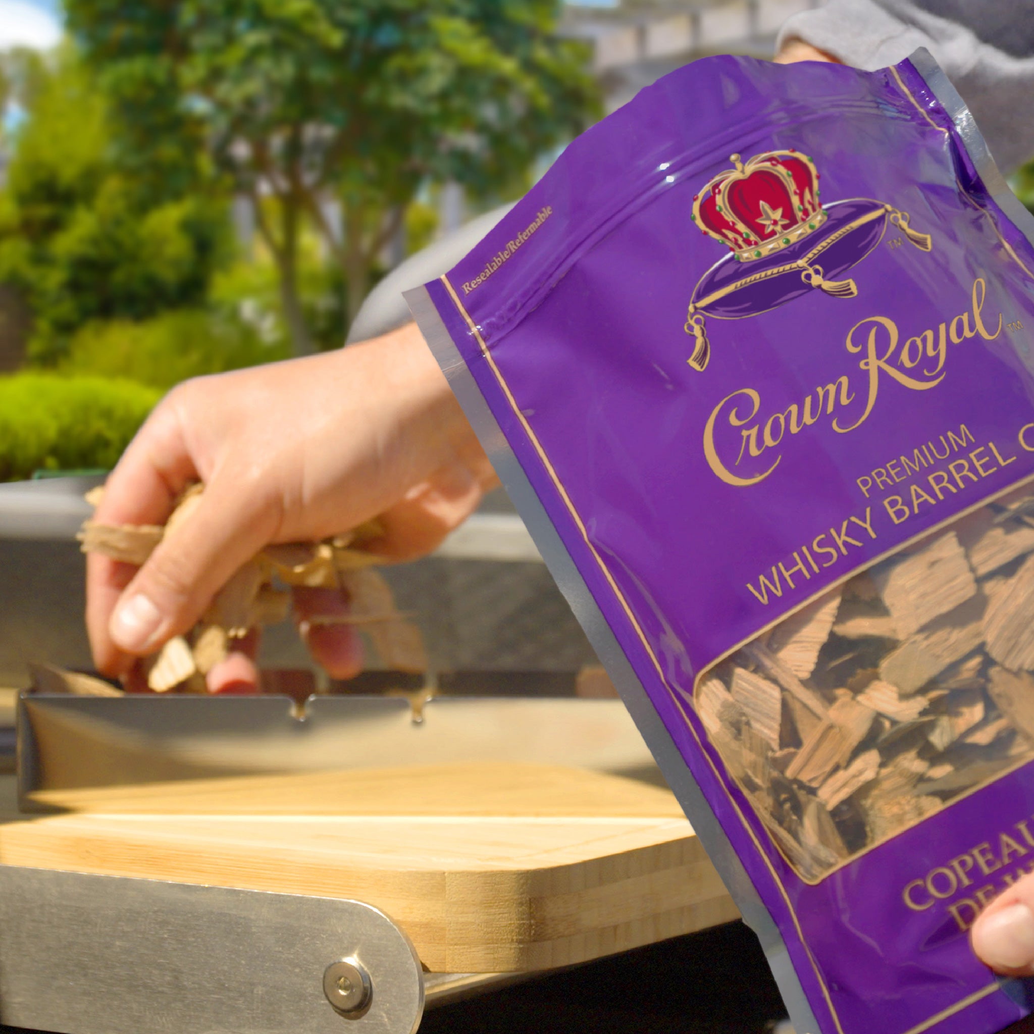 Copeaux de fût de whisky Crown Royal Premium