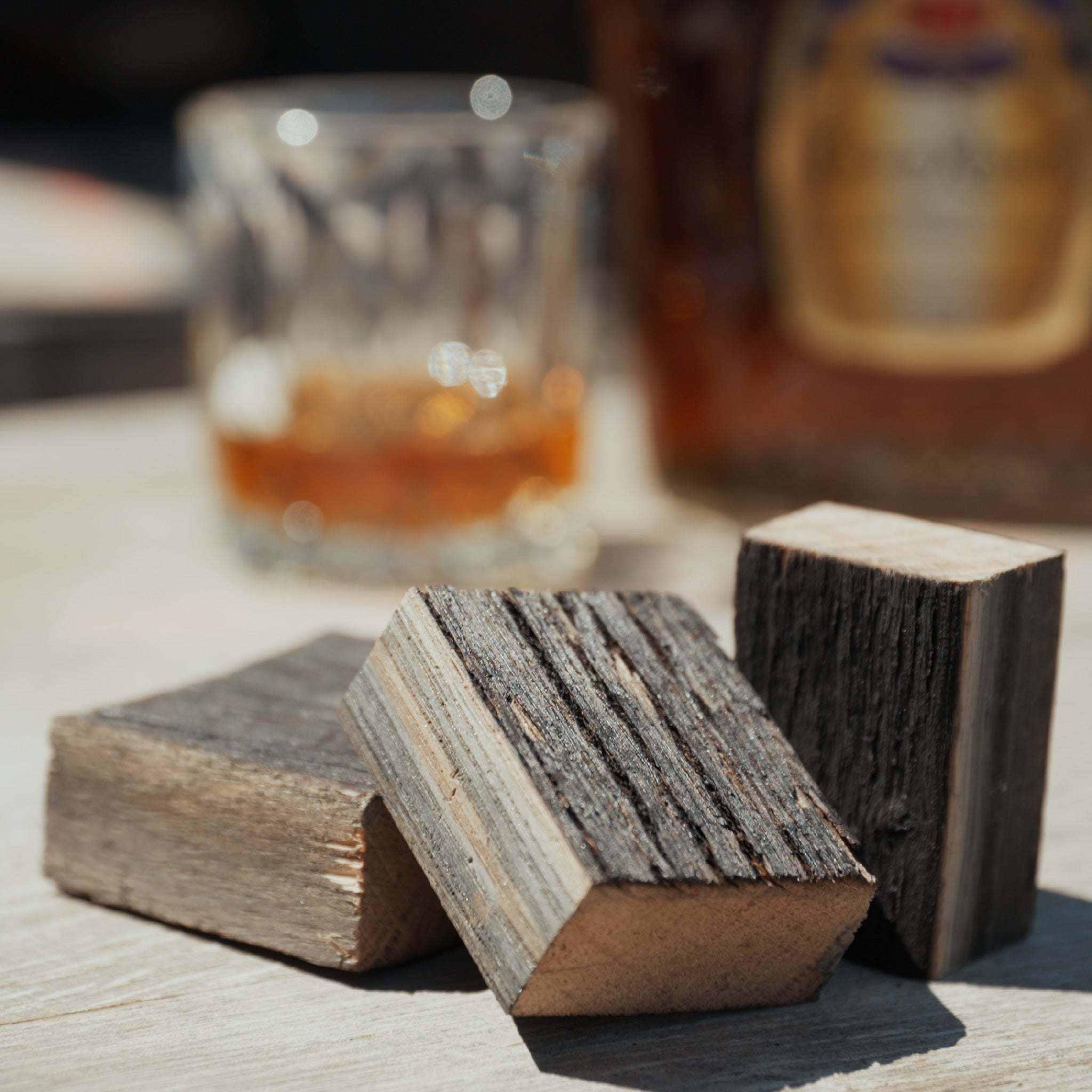 Morceaux de tonneau de whisky Crown Royal 