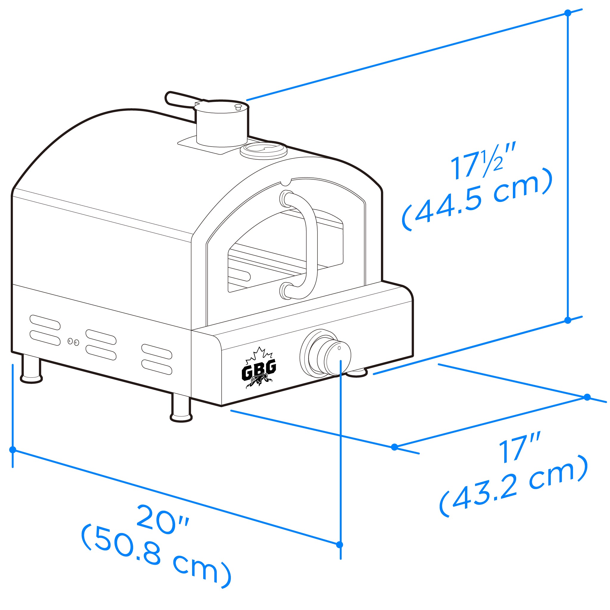 Four à pizza portable au propane pour l’extérieur