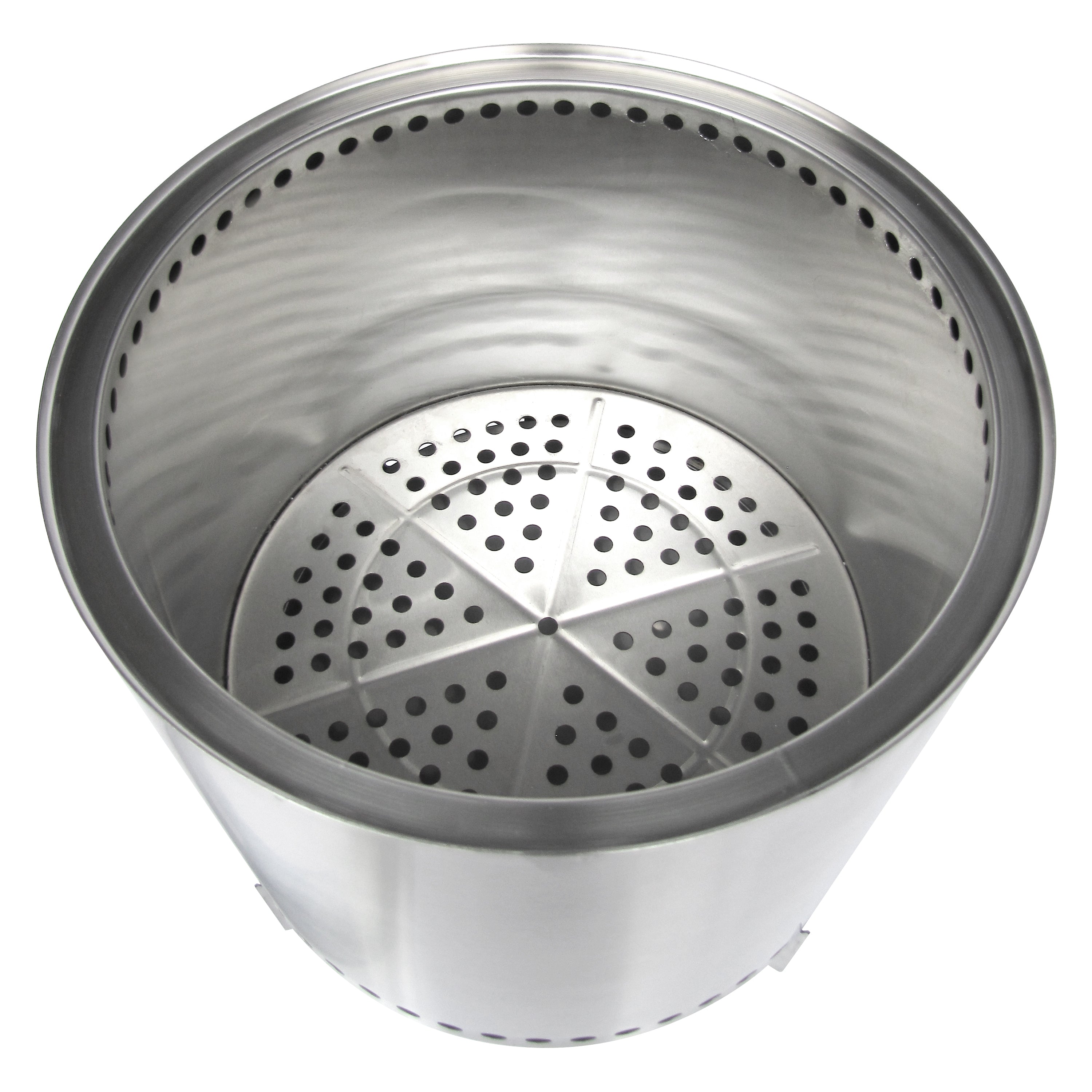 Foyer sans fumée de 38cm (15po) en acier inox de luxe