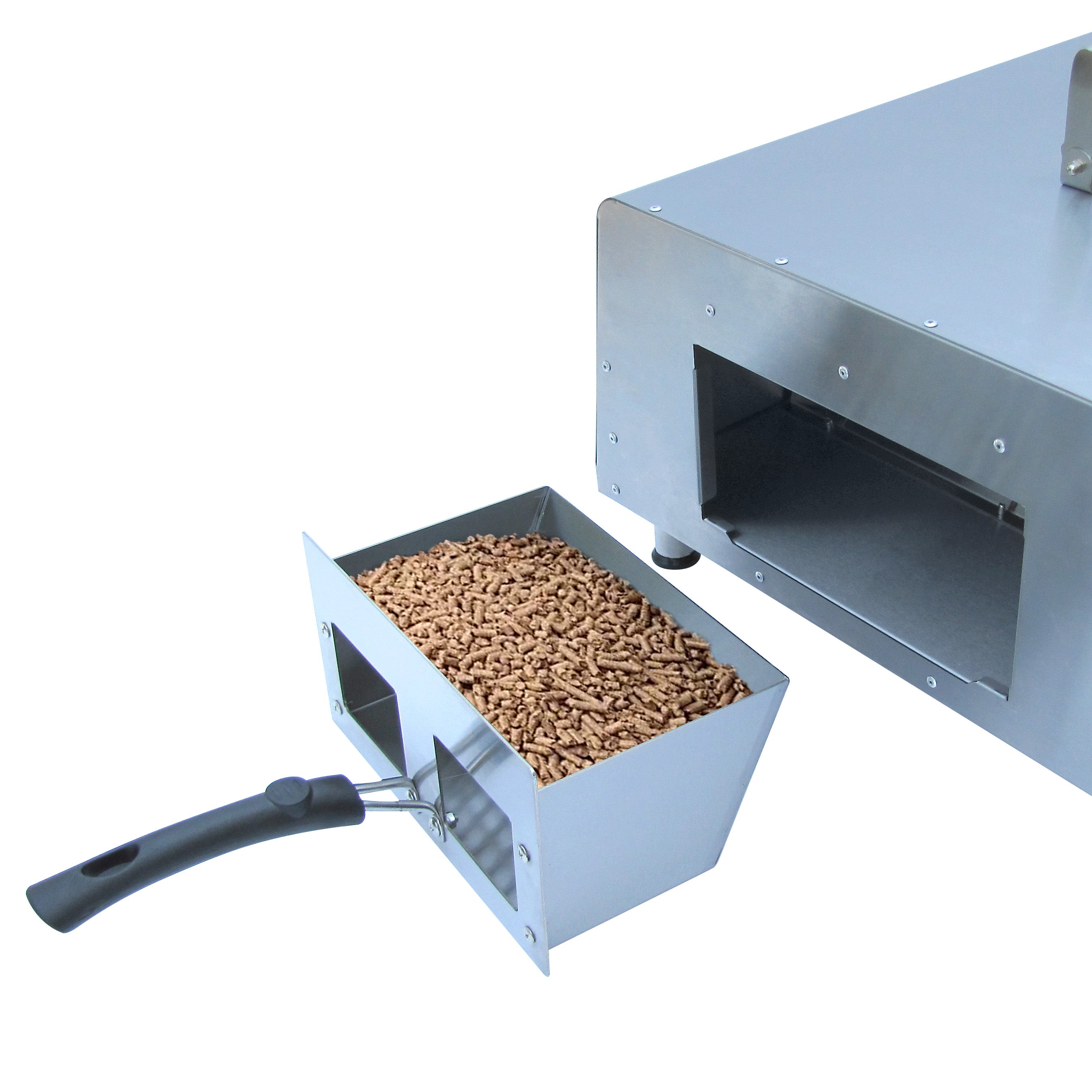 Four à pizza à granules de bois en acier inox de luxe 
